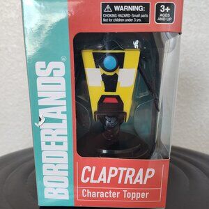 borderlands claptrap character topper, yellow, 4"